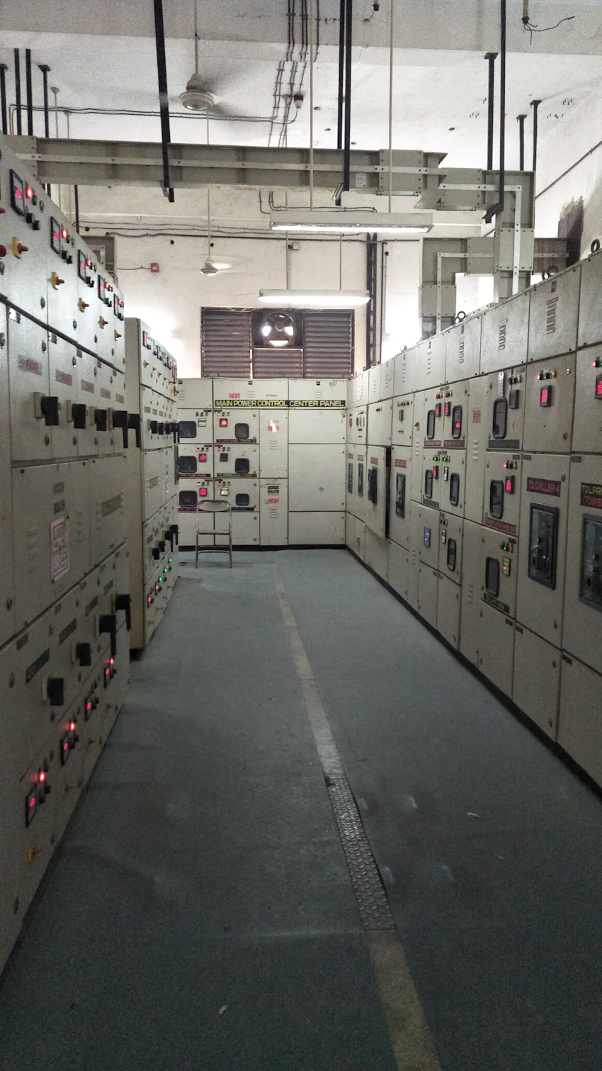 Commercial electrical switchgear room